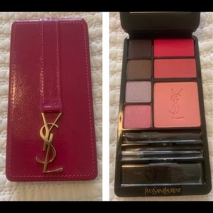 NEW Very YSL Travel Makeup Pink Gold Saint Laurent